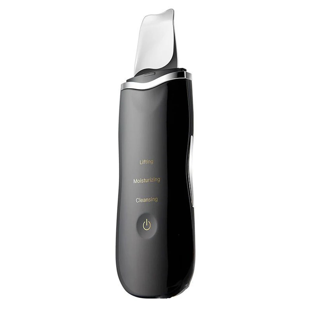 Electric Ultrasonic Skin Scrubber – Facial Cleansing & Blackhead Remover Spatula