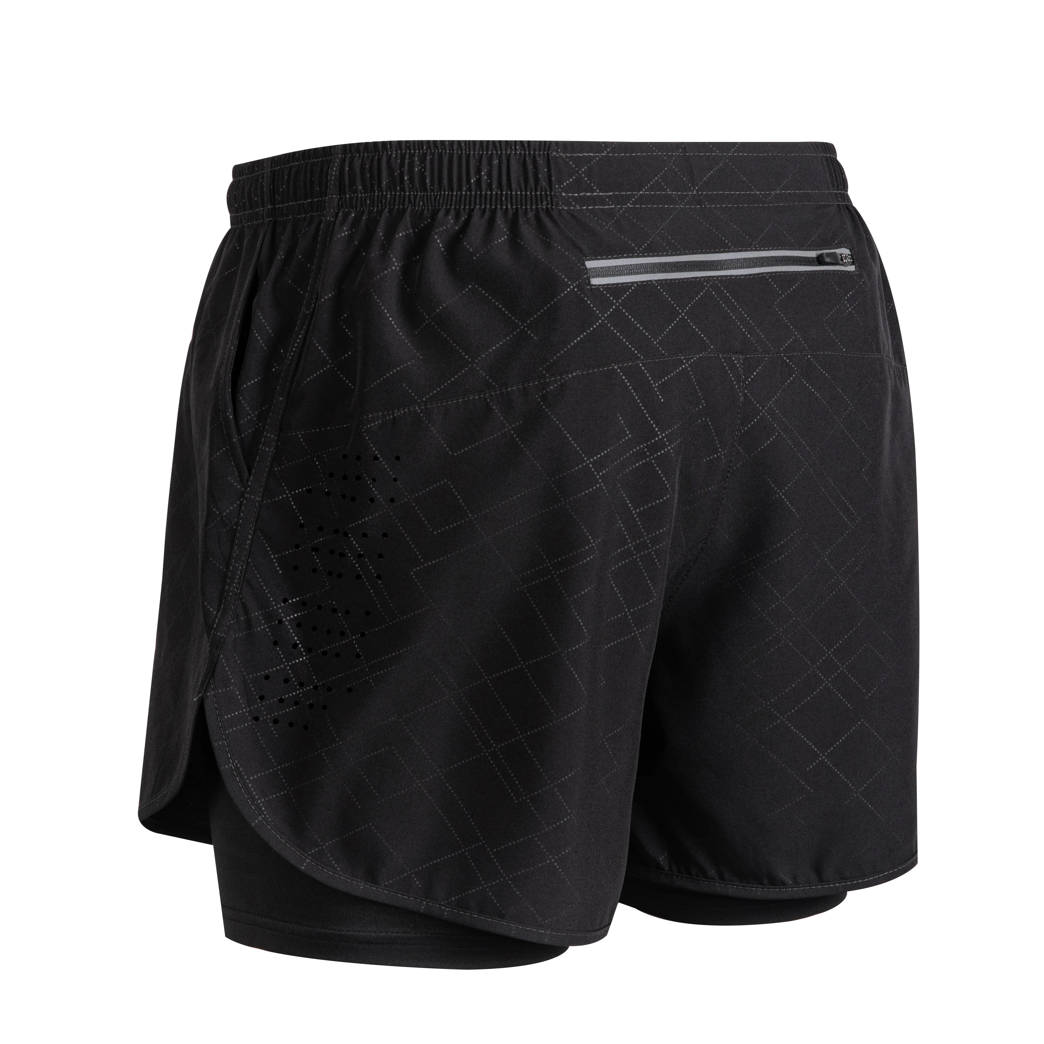 Men’s Double-Layer Running Shorts – Quick-Dry Fitness & Workout Training Shorts