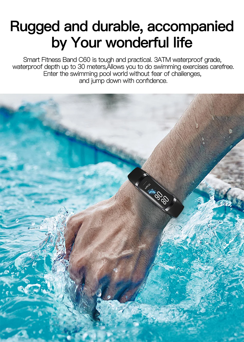 Unisex Smart Ring – Multi-Sport Mode, Pedometer, Remote Camera Control & Long Battery Life