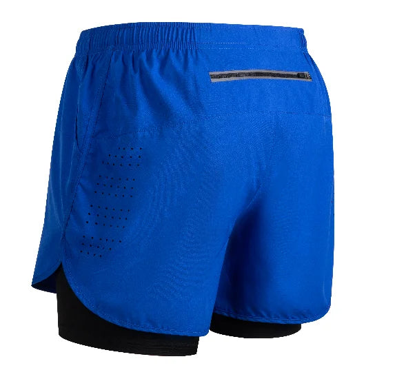 Men’s Double-Layer Running Shorts – Quick-Dry Fitness & Workout Training Shorts