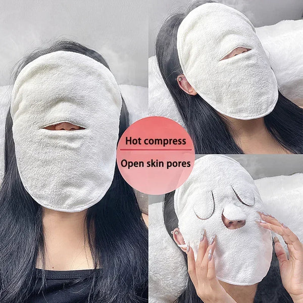 Double-Thickness Warm & Cold Compress Towel – Beauty Salon Face and Hair Care