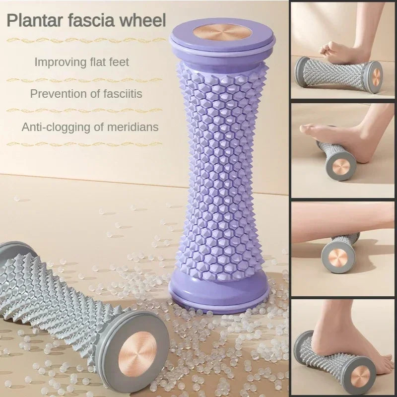 Manual Foot Massage Roller & Yoga Ball – Plantar Fascia & Muscle Relaxation Tool