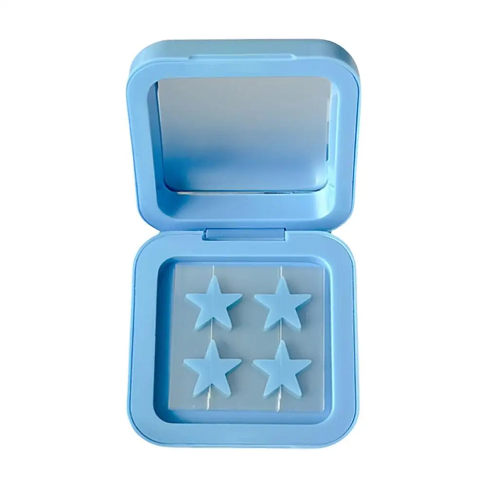 Blue & Yellow Stars Hydrocolloid Pimple Patches with Mirror Storage Box