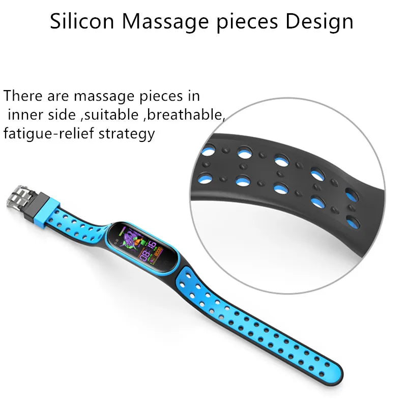 Two-Color Silicone Replacement Strap for Mi Band 3/4/5/6/7 – Smart Wristband Bracelet for Xiaomi