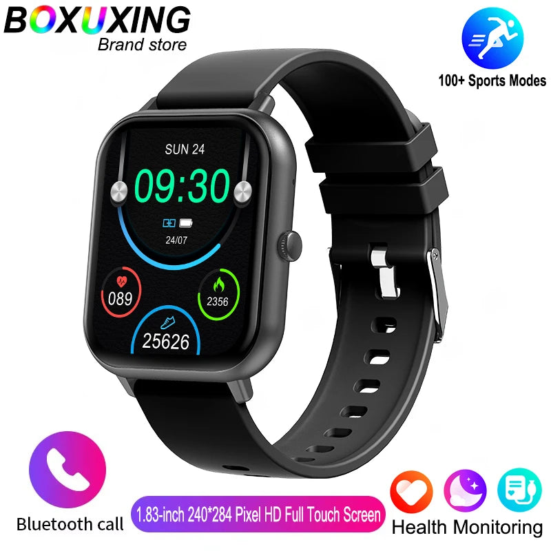 2025 Xiaomi Smart Watch – Bluetooth Call, Heart Rate Monitor, IP68 Waterproof Fitness Tracker for Men & Women (iOS & Android)