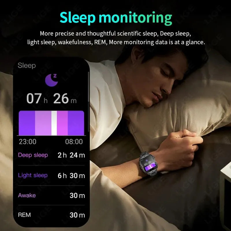 Unisex Smart Bracelet for Android & iOS – Heart Rate, Blood Oxygen Monitor, Waterproof Sport Smartwatch with Gift