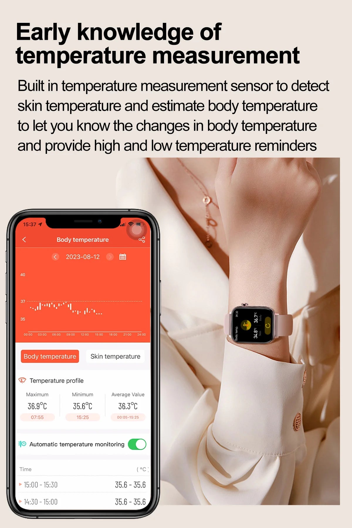 2025 ECG+PPG Smart Watch – Blood Pressure, Lipid, Uric Acid & Menstrual Health Tracker for Women