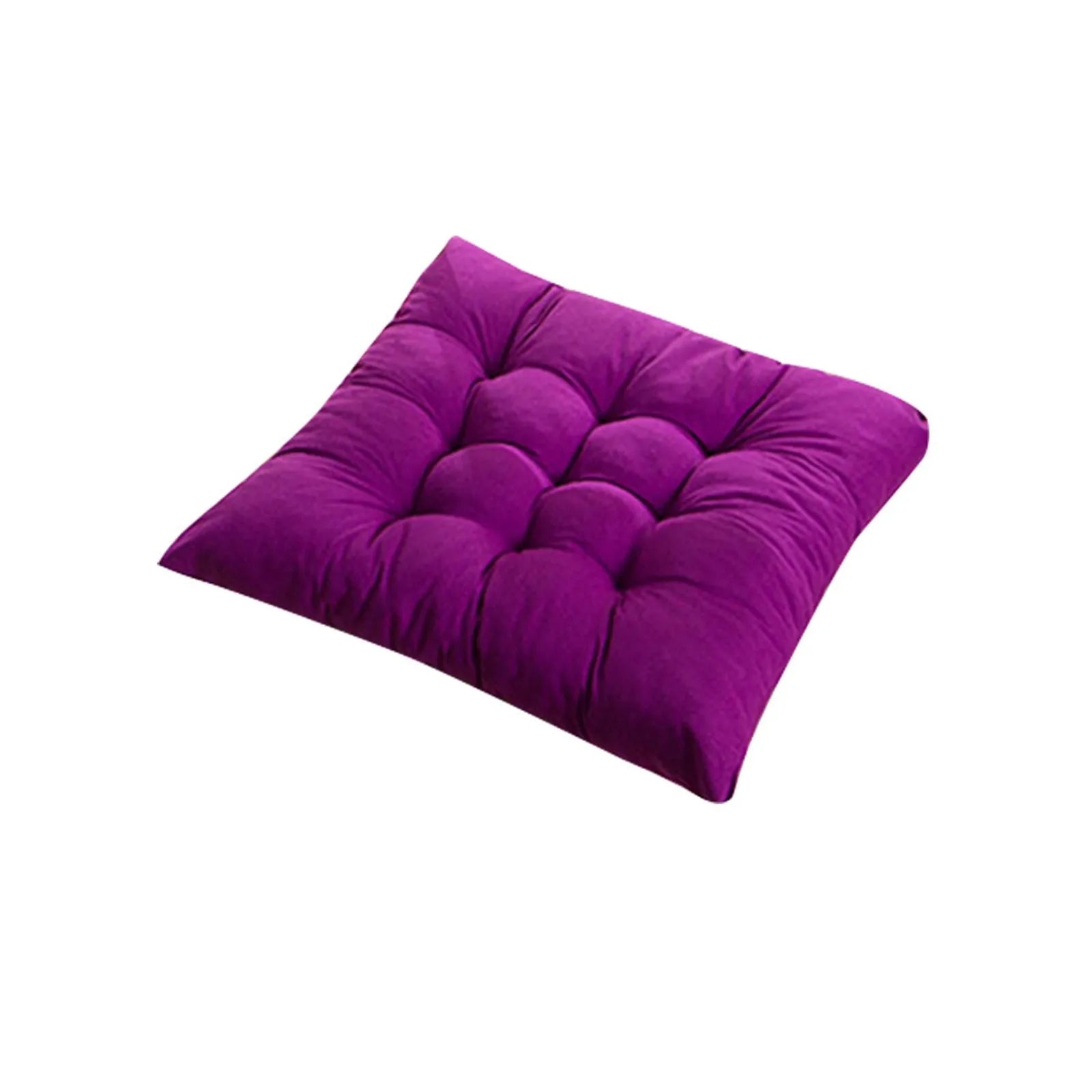 Square Chair Cushion with Anti-Skid Strap – Indoor & Outdoor Seat Pillow for Home and Car