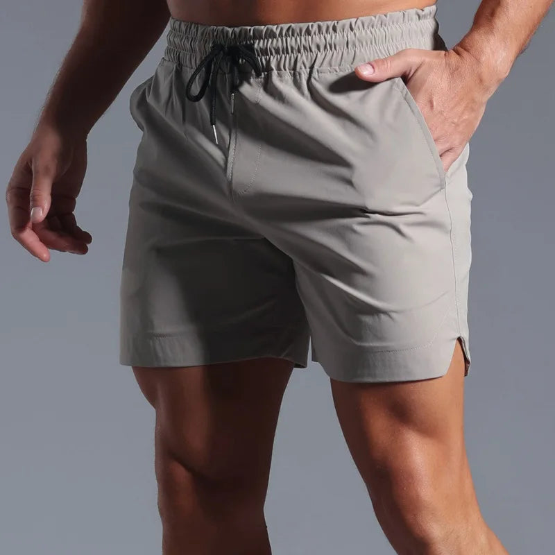 Men’s Quick-Dry Running Shorts – Elastic Workout Training Gym Shorts for Summer