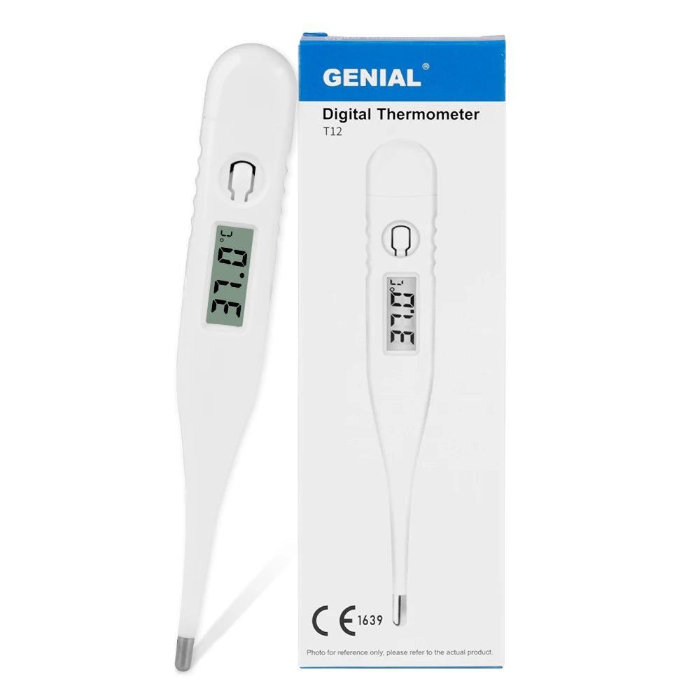 Digital Oral Thermometer for Adults – Fast 30-Second Fever & Basal Temperature Reading