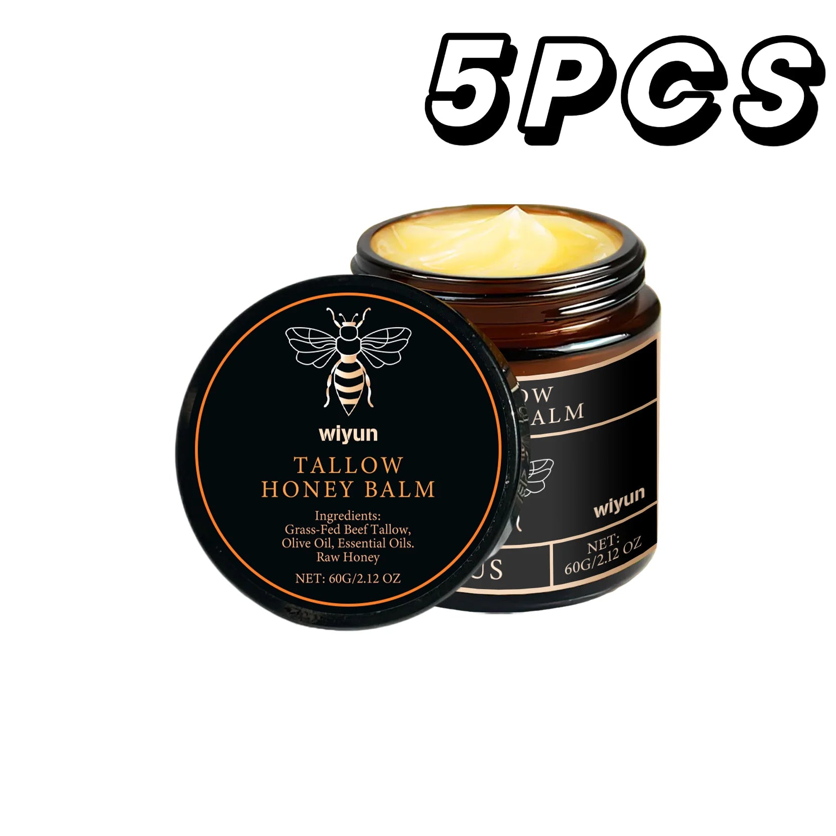 Tallow Honey Glow Cream – Hydrating & Firming Face and Body Moisturizer