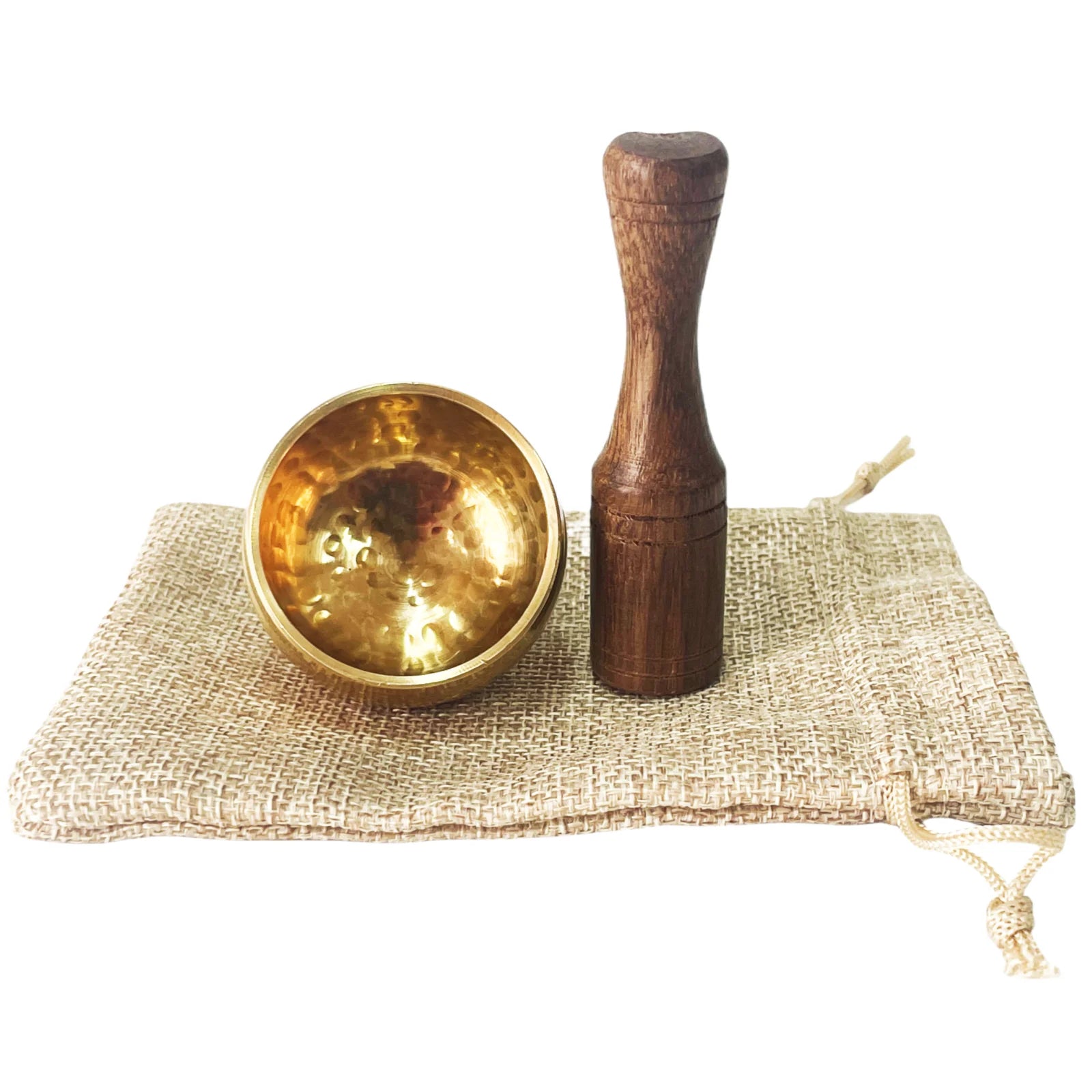 Miwayer Mini Tibetan Singing Bowl – Handmade Nepal Buddha Thumb Bowl for Meditation & Stress Relief