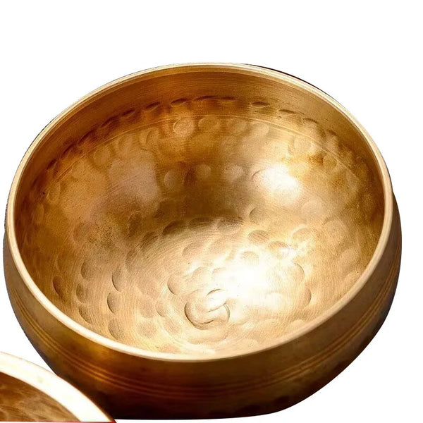 Handmade Tibetan Singing Bowl – Brass Sound Bowl for Meditation & Healing