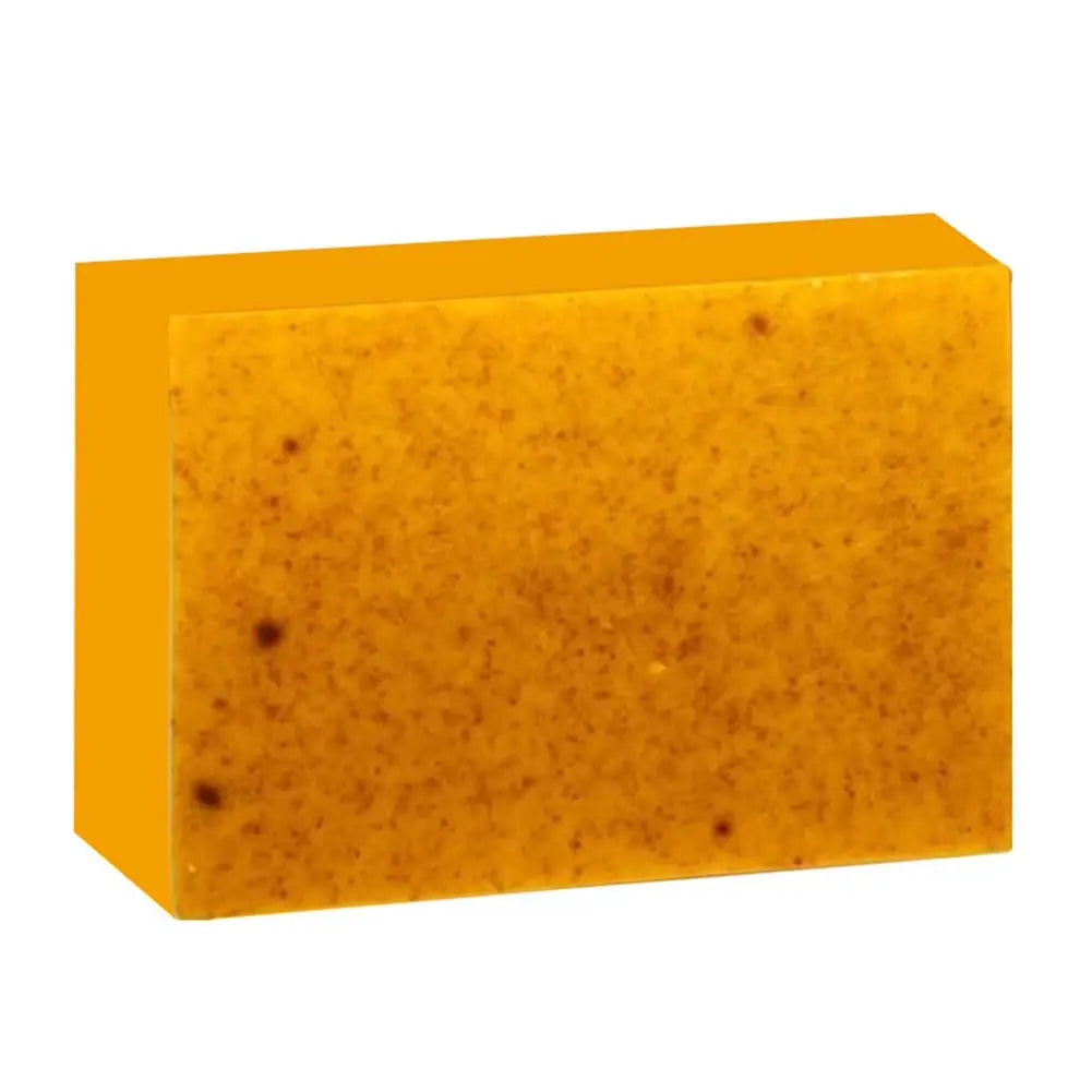 100g Turmeric Kojic Acid Handmade Soap – Lemon Brightening Shower & Facial Bar (1/3/5pcs)
