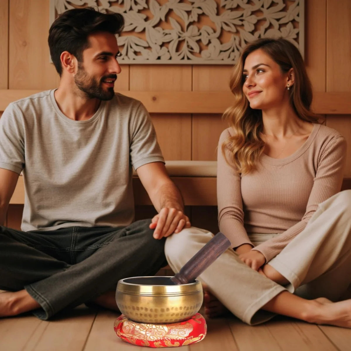 Tibetan Singing Bowl Set – 6 Size Options for Meditation, Yoga & Stress Relief