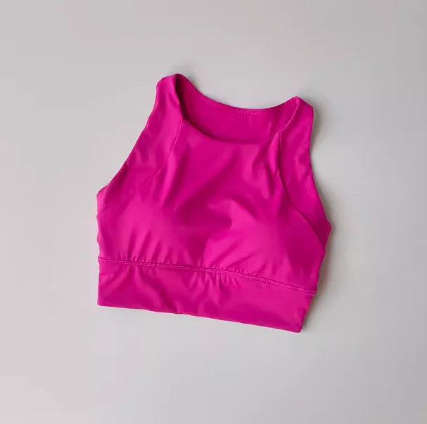 All-in-One Shock-Proof Full-Cup Sports Vest – Breathable Yoga & Gym Fitness Bra