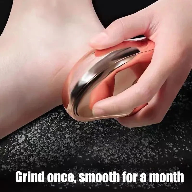 Portable Hands & Feet Sanding Stone Callus Remover – Glass Foot File Pedicure Tool