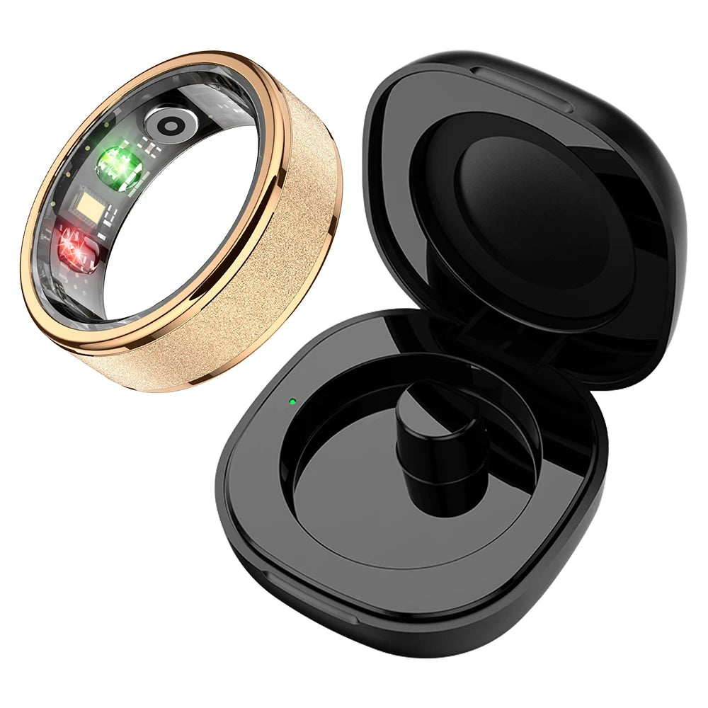 COLMI R10 Smart Ring with Charging Case – Health & Sleep Monitor, 5ATM Waterproof, Multi-Sport Mode