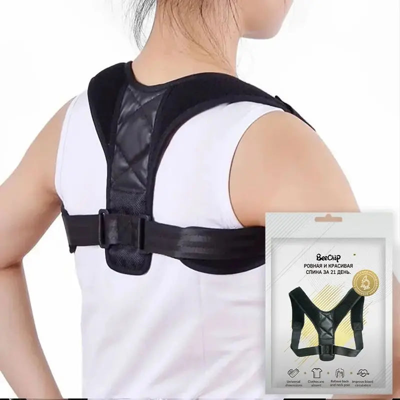 Adjustable Back Posture Correction Belt – Unisex Hunchback & Sitting Support Brace