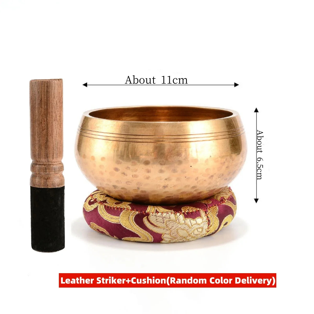 Tibetan Singing Bowl Set – 6 Size Options for Meditation, Yoga & Stress Relief