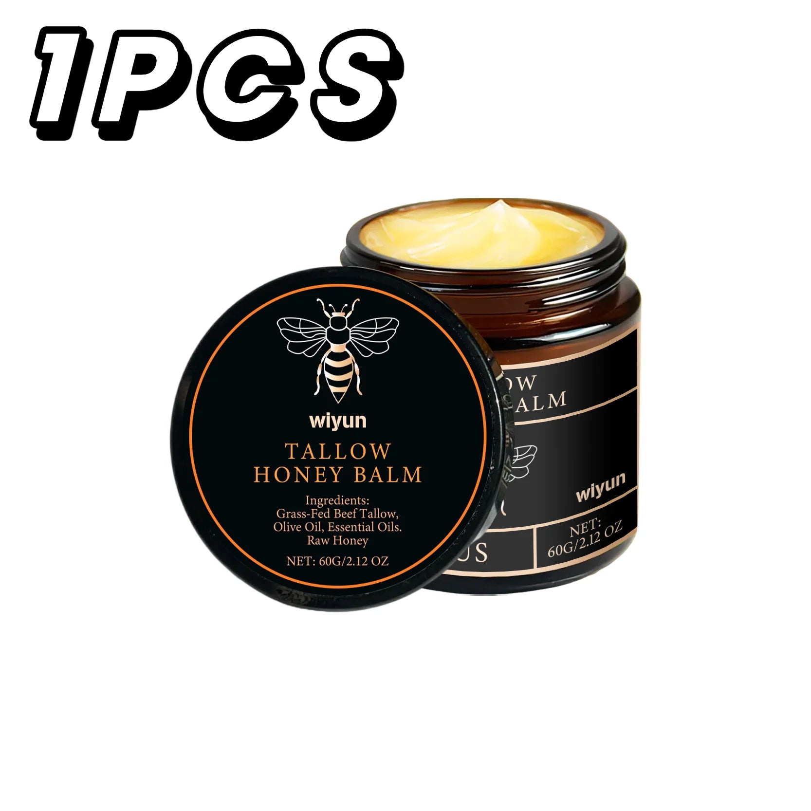 Tallow Honey Glow Cream – Hydrating & Firming Face and Body Moisturizer