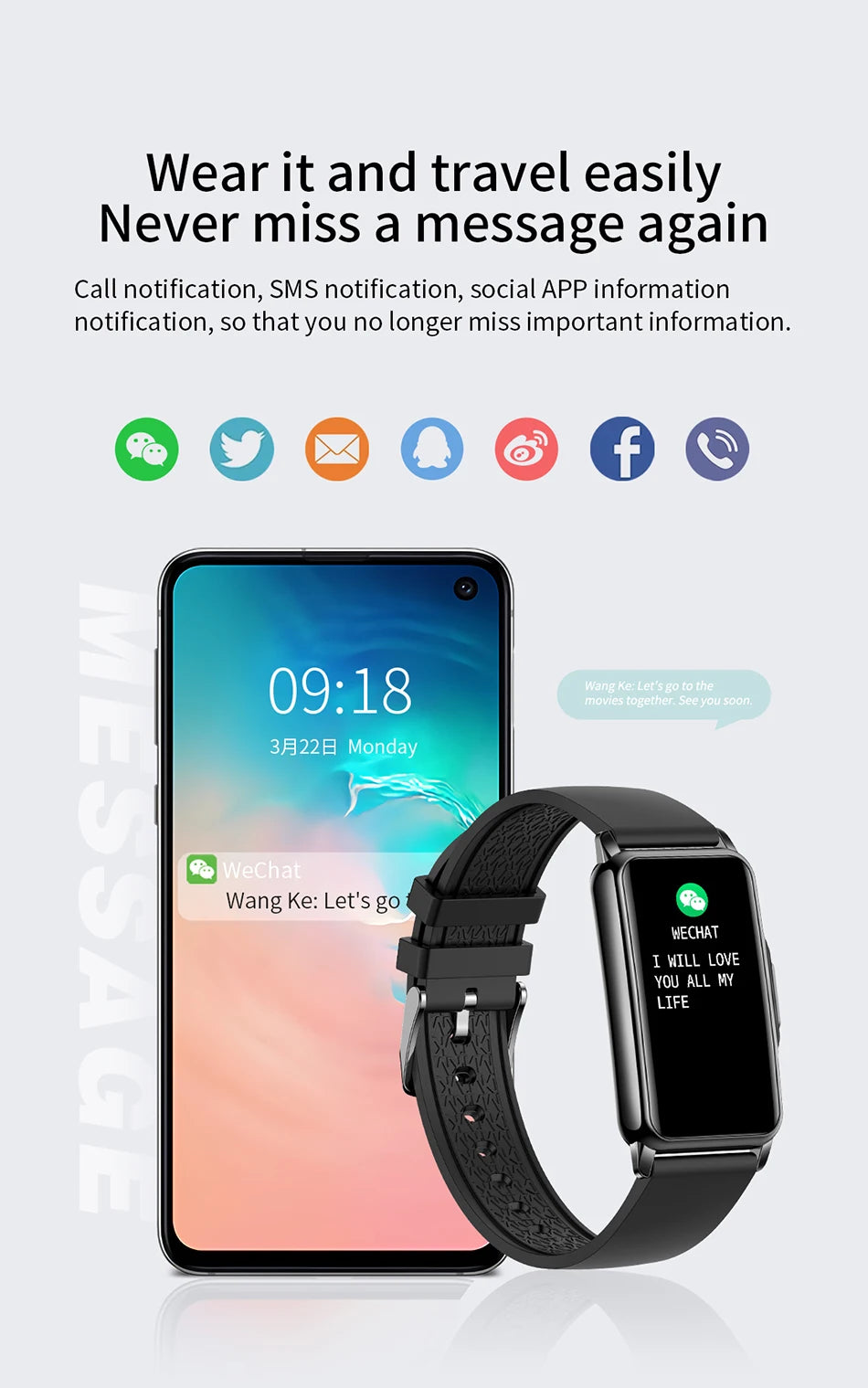LIGE Women’s Smart Watch – Full Touch Screen, Bluetooth Call, IP67 Waterproof Fitness Tracker