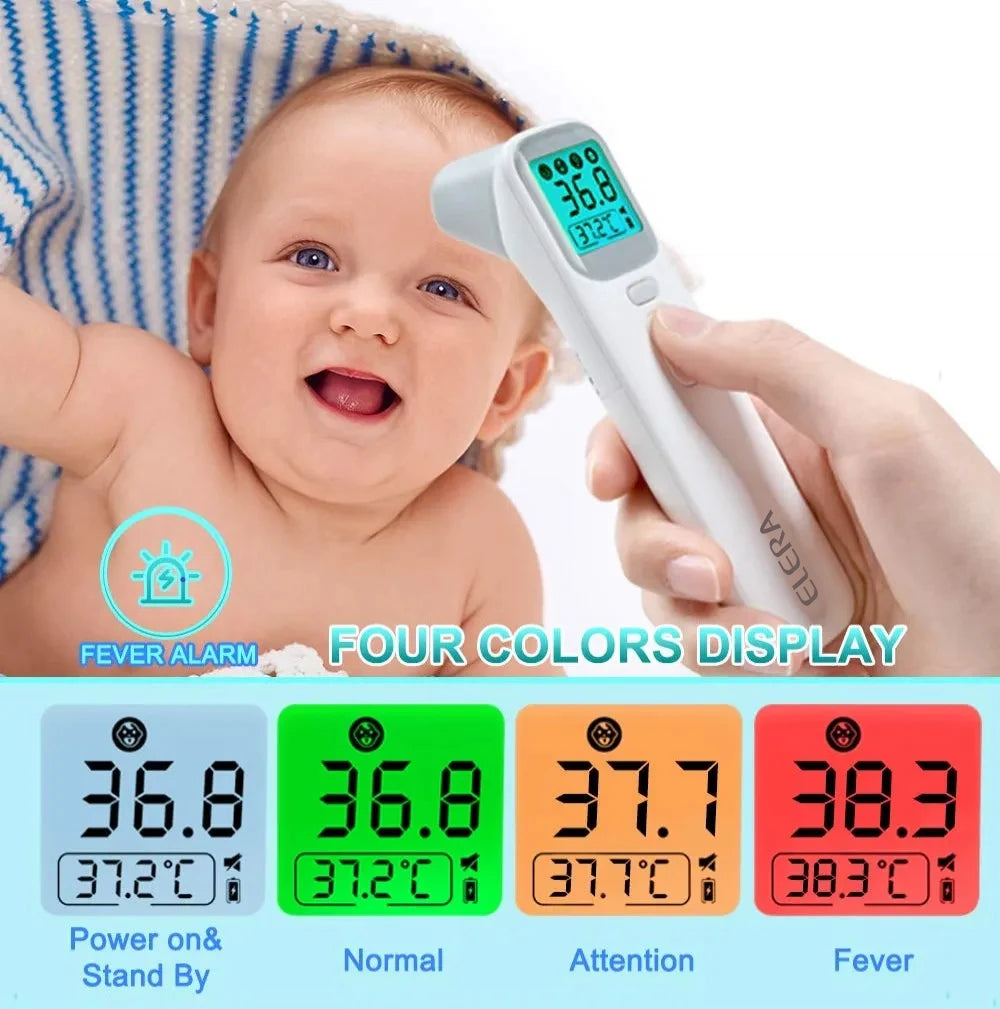 ELERA Infrared Digital Thermometer – Non-Contact Forehead & Ear Temperature Measurement Device