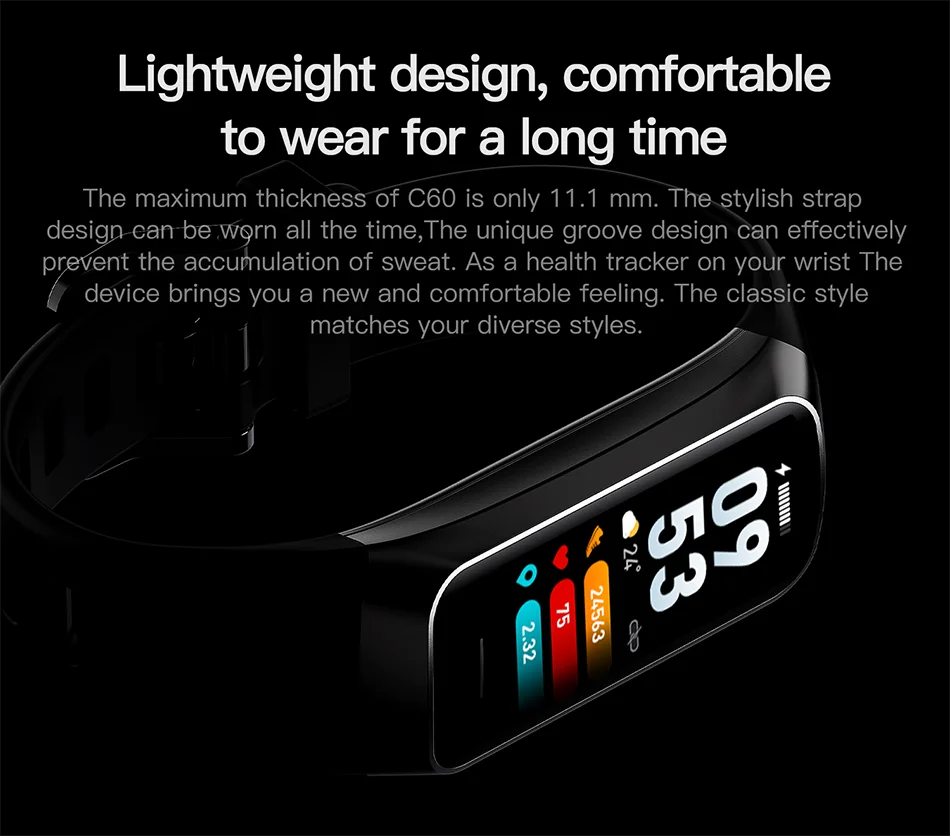 Unisex Smart Ring – Multi-Sport Mode, Pedometer, Remote Camera Control & Long Battery Life