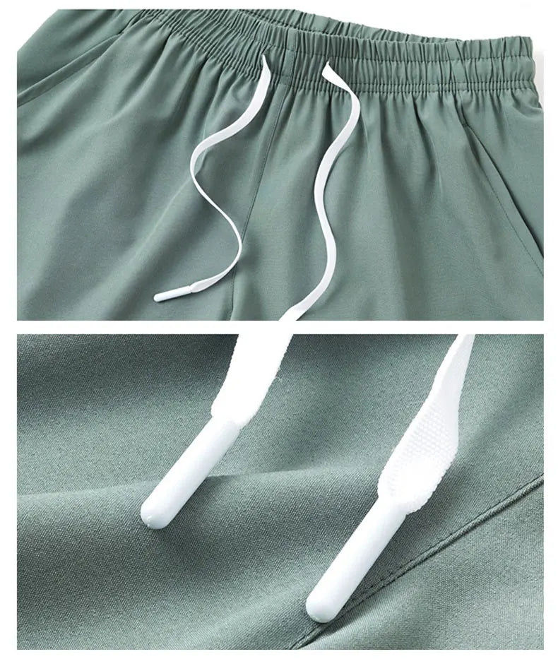 Men’s Quick-Dry Running Shorts – Summer Gym & Outdoor Sportswear Jogging Pants