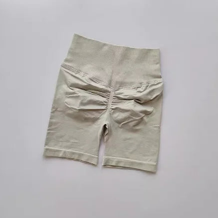 High-Waist Women’s Yoga Shorts – Push-Up, Quick-Dry Tummy Control Gym & Running Shorts