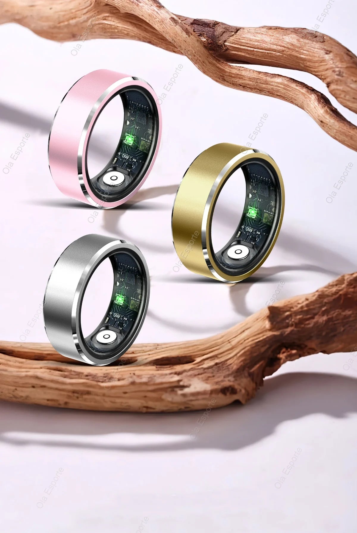 Smart Fitness Ring – 5ATM Waterproof with Gesture Control, Heart Rate, Blood Pressure & Sleep Monitoring