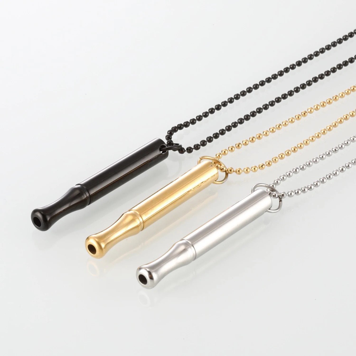 Mindfulness Breathing Necklace – Anxiety & Stress Relief Tool with Chain