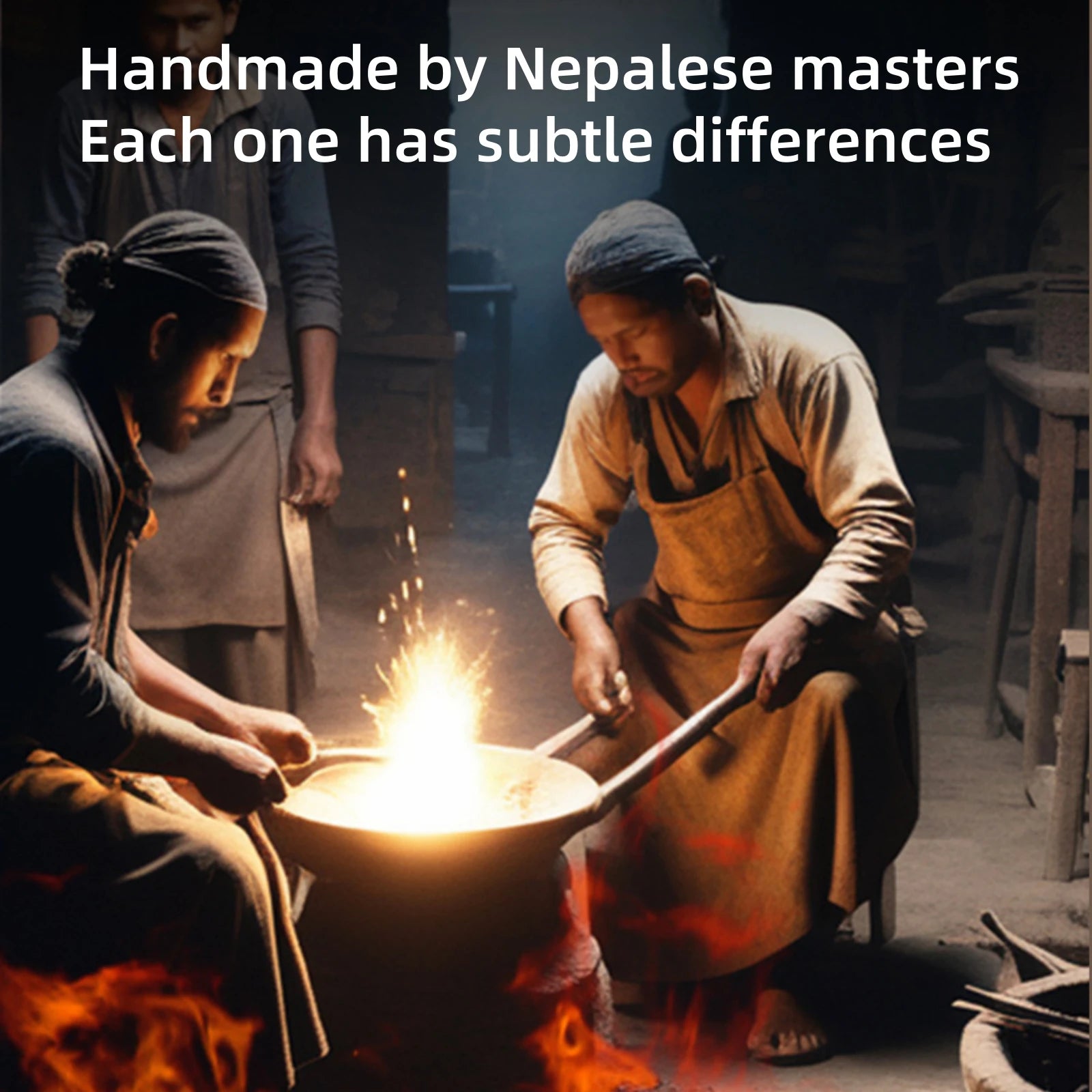 Miwayer Mini Tibetan Singing Bowl – Handmade Nepal Buddha Thumb Bowl for Meditation & Stress Relief