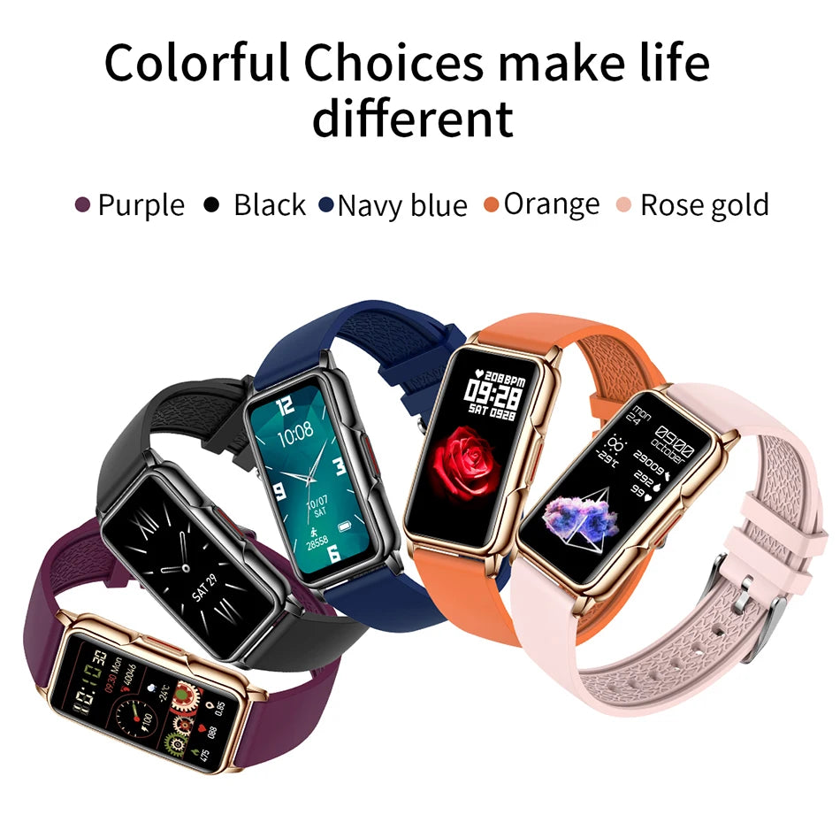 LIGE Women’s Smart Watch – Full Touch Screen, Bluetooth Call, IP67 Waterproof Fitness Tracker