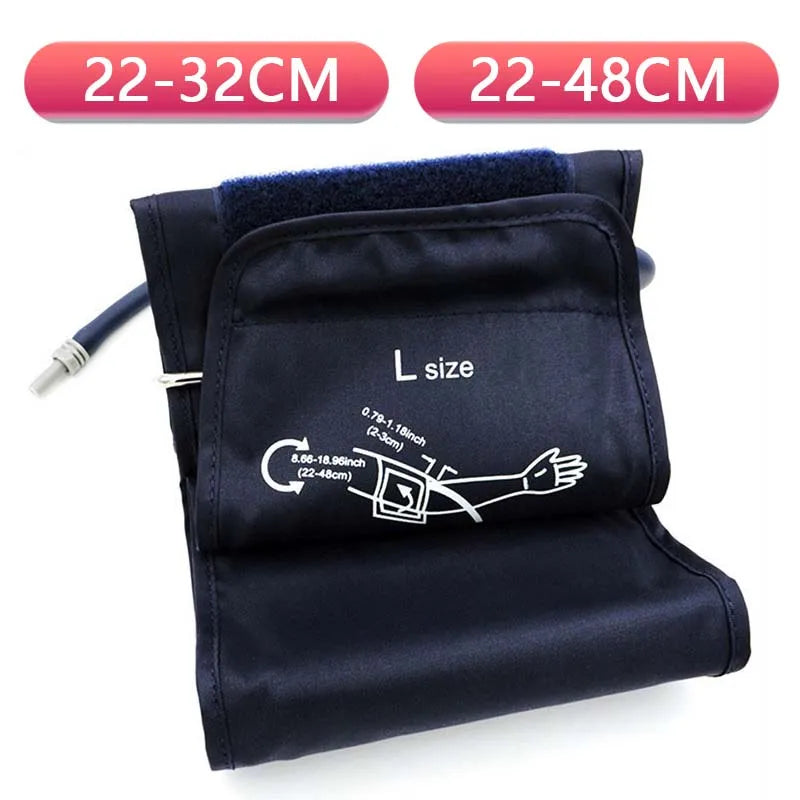 Adult Blood Pressure Cuff for Arm – 22-32cm & 22-48cm Tonometer Sphygmomanometer Replacement Cuff