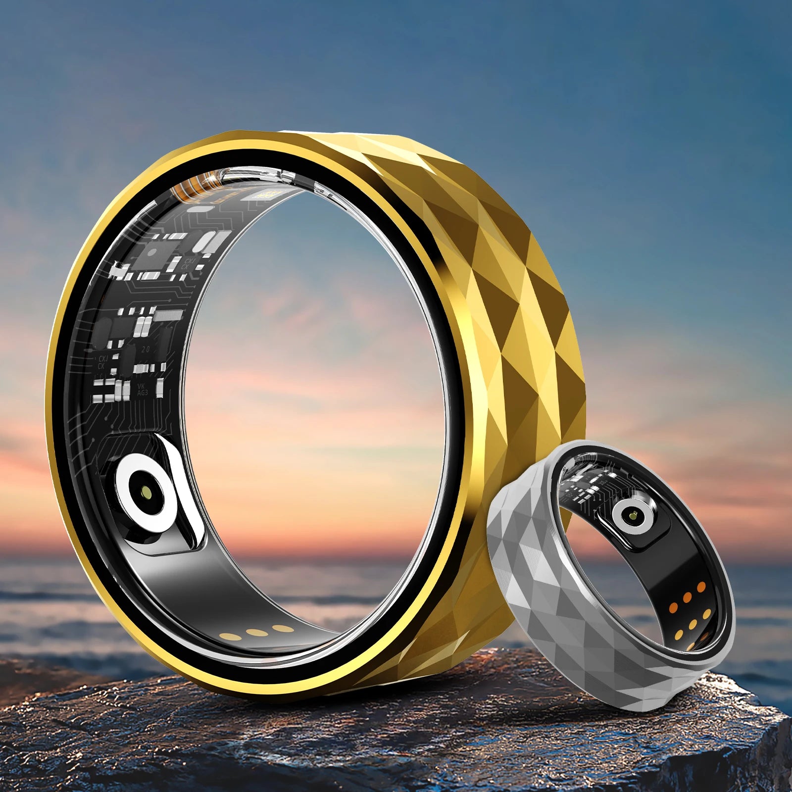 Unisex Smart Ring – Multi-Sport Mode, Pedometer, Remote Camera Control & Long Battery Life