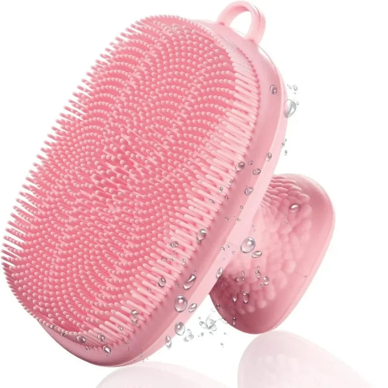 Soft Silicone Face Cleansing Brush – Manual Face Scrubber for Men & Women