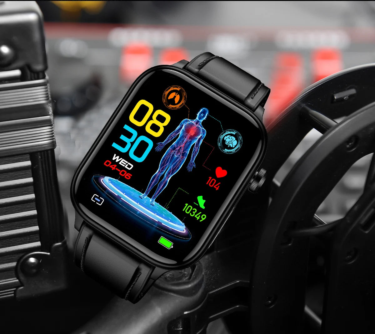 2025 ECG+PPG Smart Watch – Blood Pressure, Lipid, Uric Acid & Menstrual Health Tracker for Women