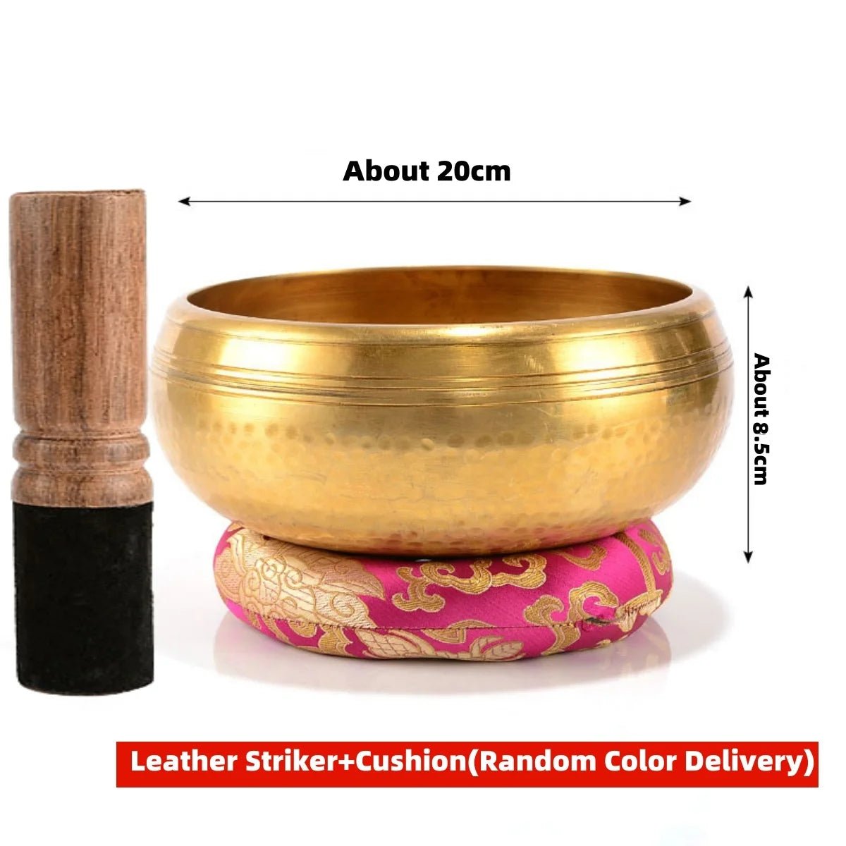 Tibetan Singing Bowl Set – 6 Size Options for Meditation, Yoga & Stress Relief