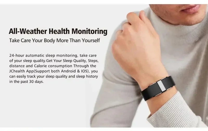 2208A Smart Fitness Bracelet – Heart Rate, Blood Pressure Monitor & Pedometer for Men and Women