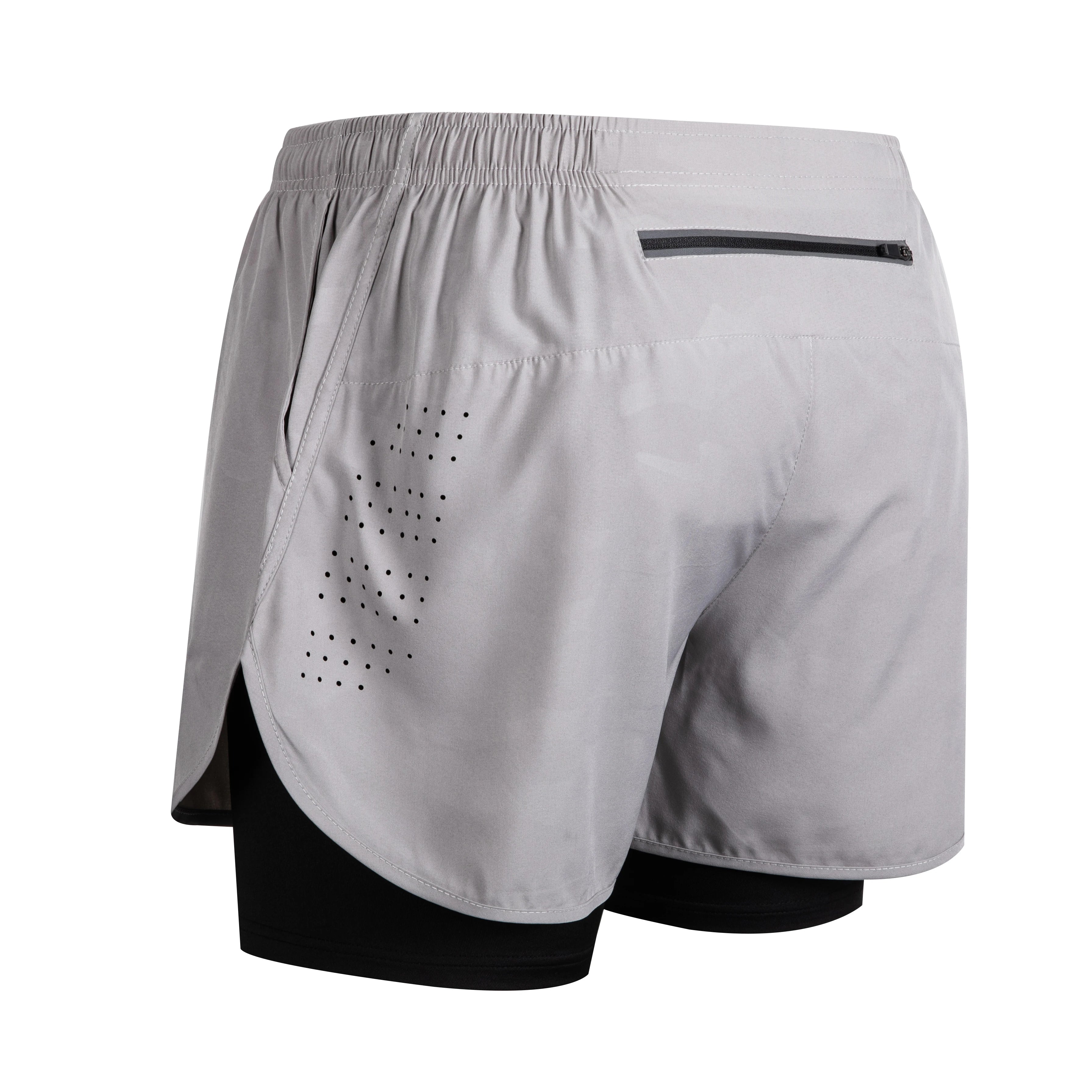 Men’s Double-Layer Running Shorts – Quick-Dry Fitness & Workout Training Shorts