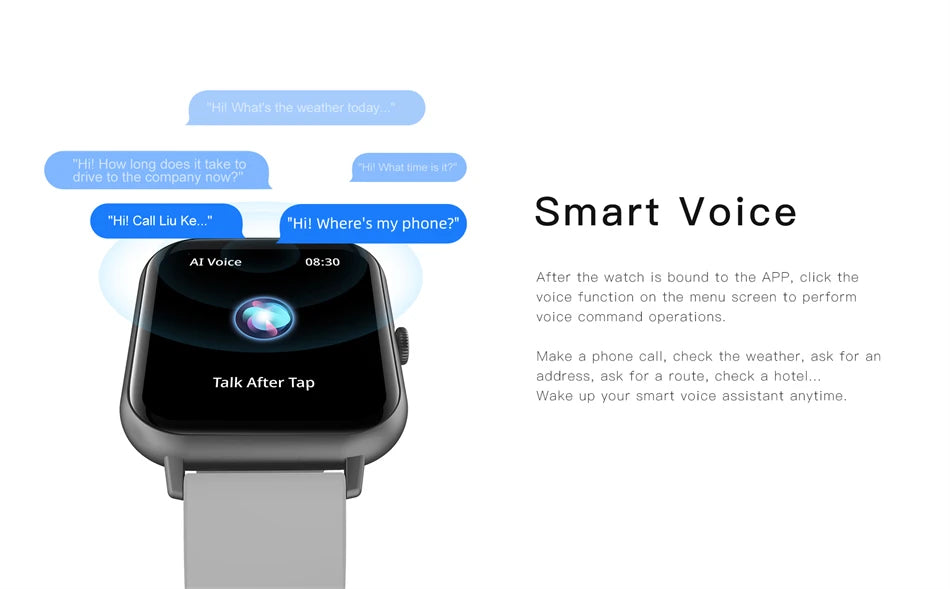 2025 Xiaomi Smart Watch – Bluetooth Call, Heart Rate Monitor, IP68 Waterproof Fitness Tracker for Men & Women (iOS & Android)