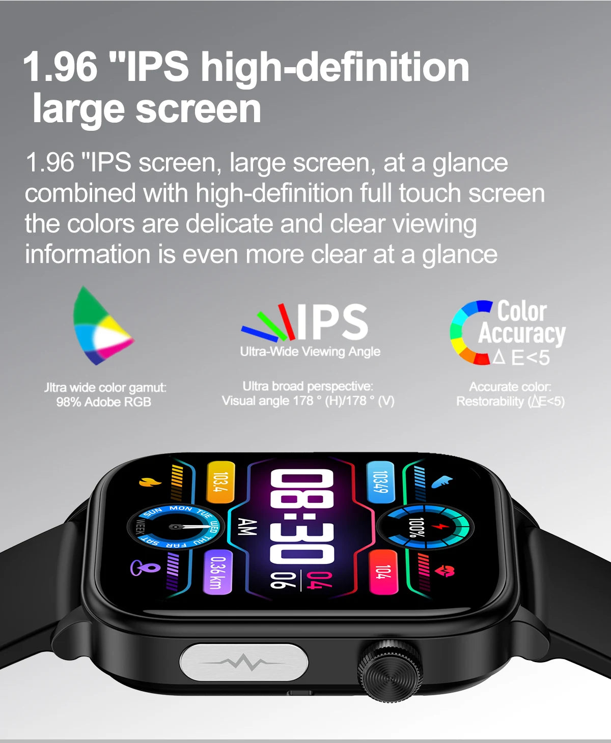 2025 ECG+PPG Smart Watch – Blood Pressure, Lipid, Uric Acid & Menstrual Health Tracker for Women