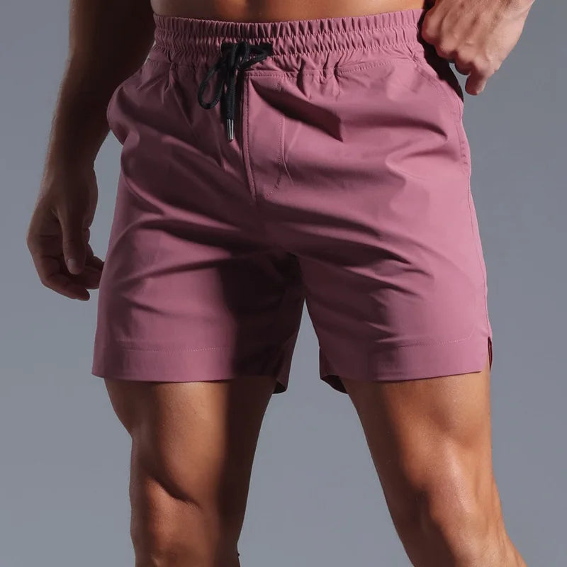 Men’s Quick-Dry Running Shorts – Elastic Workout Training Gym Shorts for Summer