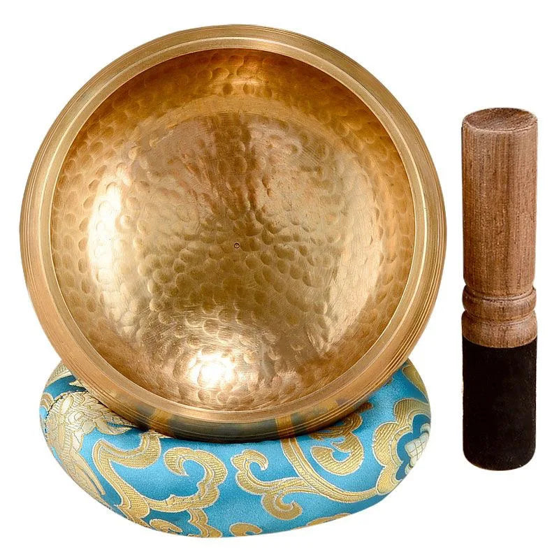 Handmade Tibetan Singing Bowl – Brass Sound Bowl for Meditation & Healing