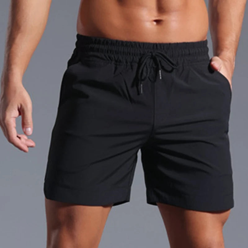 Men’s Quick-Dry Running Shorts – Elastic Workout Training Gym Shorts for Summer