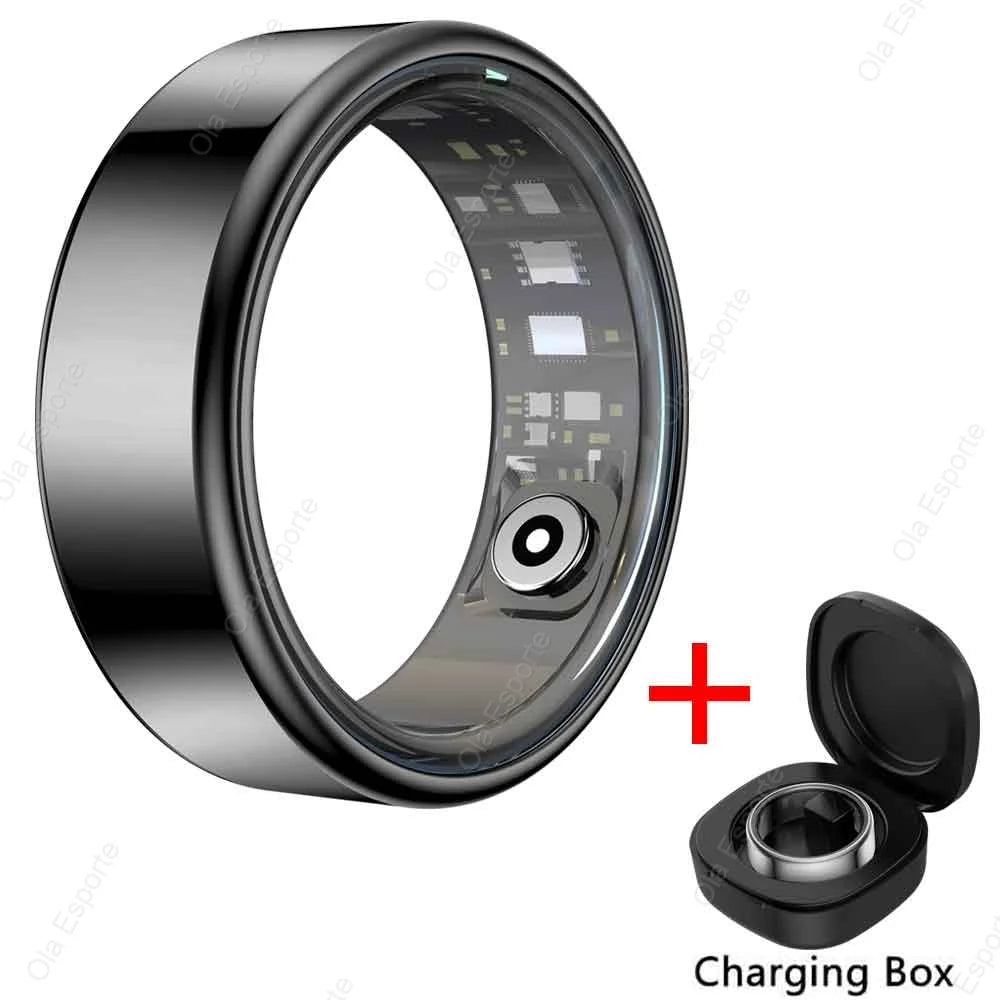 2025 New Xiaomi Smart Ring – Heart Rate & Blood Oxygen Monitor, IP68 & 5ATM Waterproof, Multi-Sport Mode