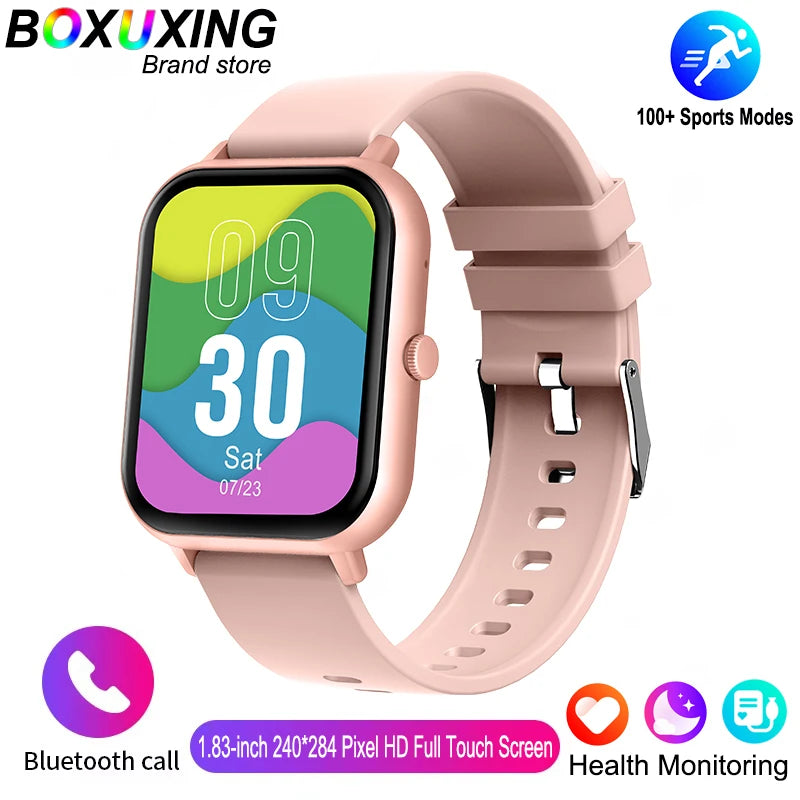2025 Xiaomi Smart Watch – Bluetooth Call, Heart Rate Monitor, IP68 Waterproof Fitness Tracker for Men & Women (iOS & Android)