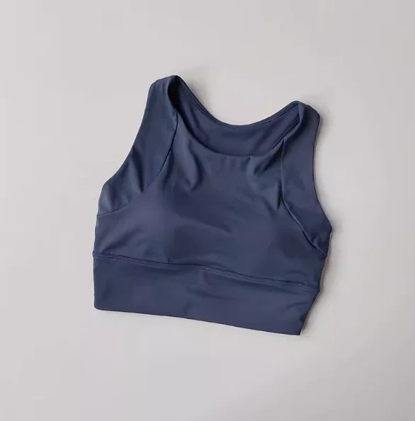 All-in-One Shock-Proof Full-Cup Sports Vest – Breathable Yoga & Gym Fitness Bra