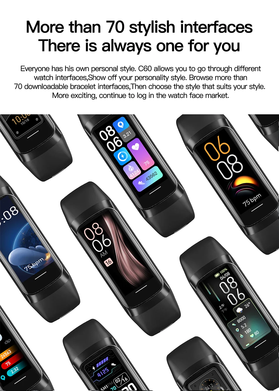 Unisex Smart Ring – Multi-Sport Mode, Pedometer, Remote Camera Control & Long Battery Life